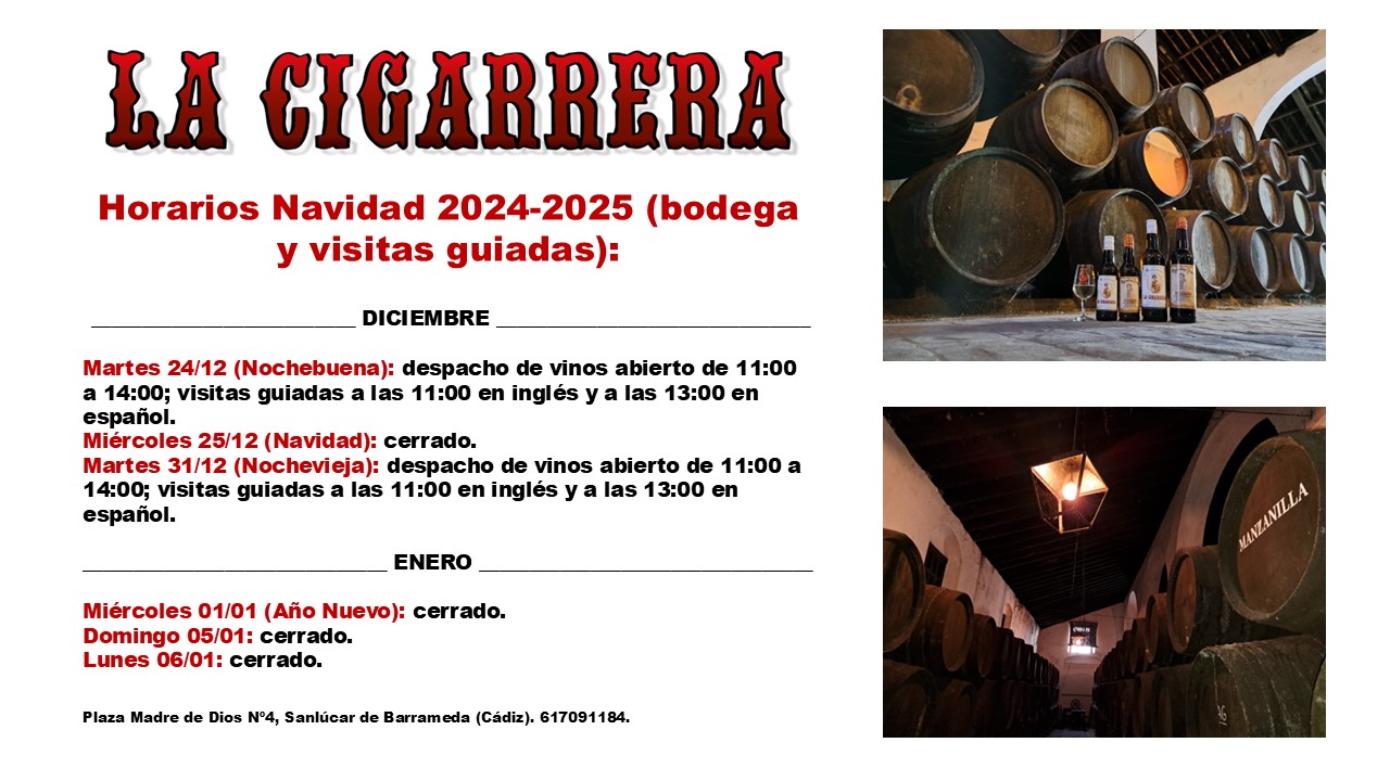 Horarios Navidad (bodega)